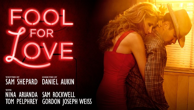 Fool For Love Theater lobby Poster