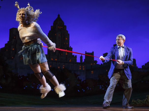 Sylvia- Annaleigh Ashford and Matthew Broderick. Photo by Joan Marcus